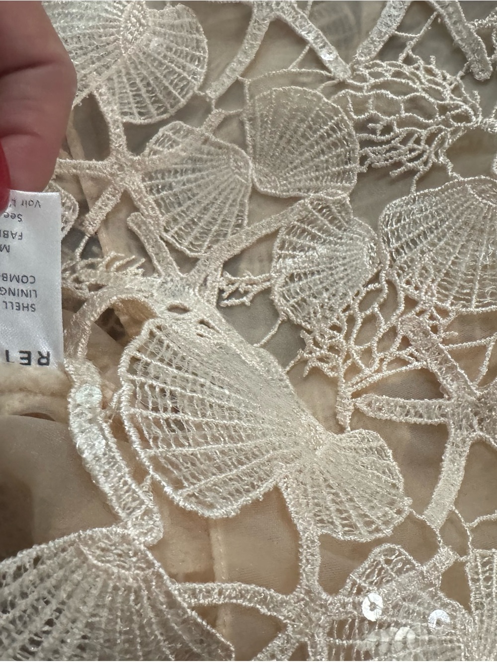 Retrofete Lace Halter sequin Mini Dress - Picture 6 of 6